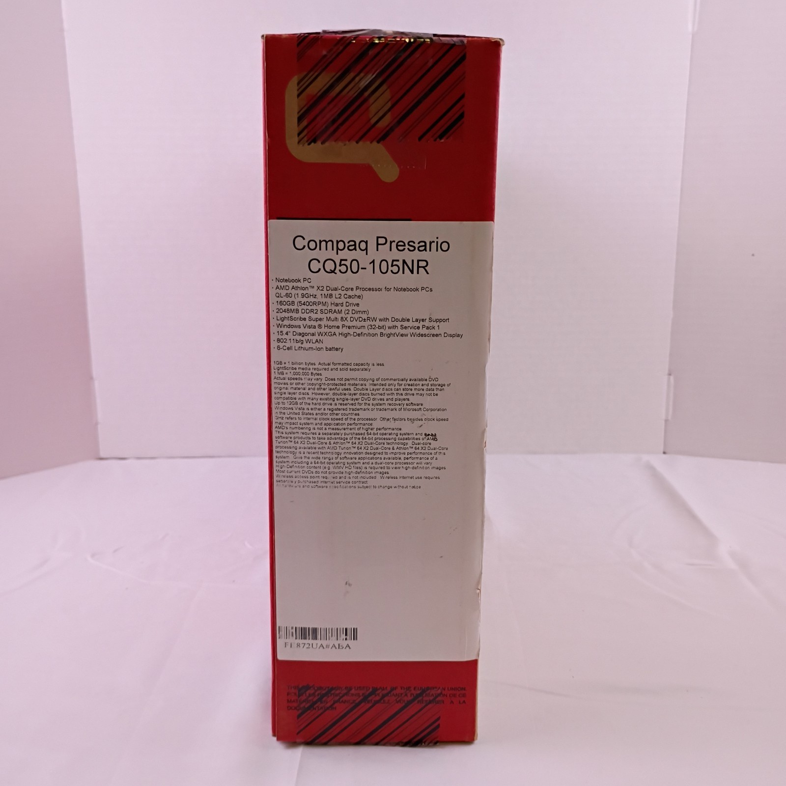 Compaq Presario CQ50-105NR Notebook PC 160GB 2048MB DDR2 15.4” New in Box