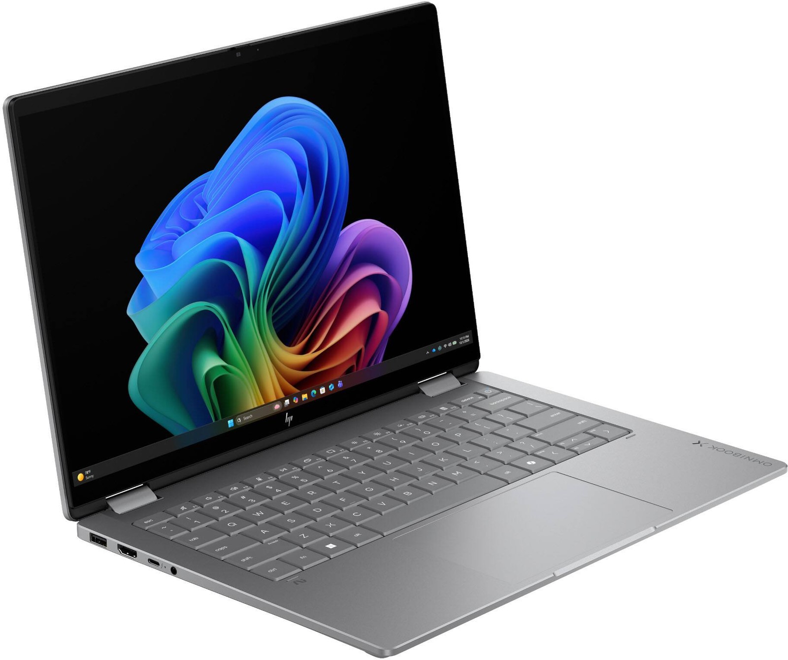 HP – OmniBook X Flip 2-in-1 – 14″ 2K OLED Touchscreen Laptop – Intel Core Ult…