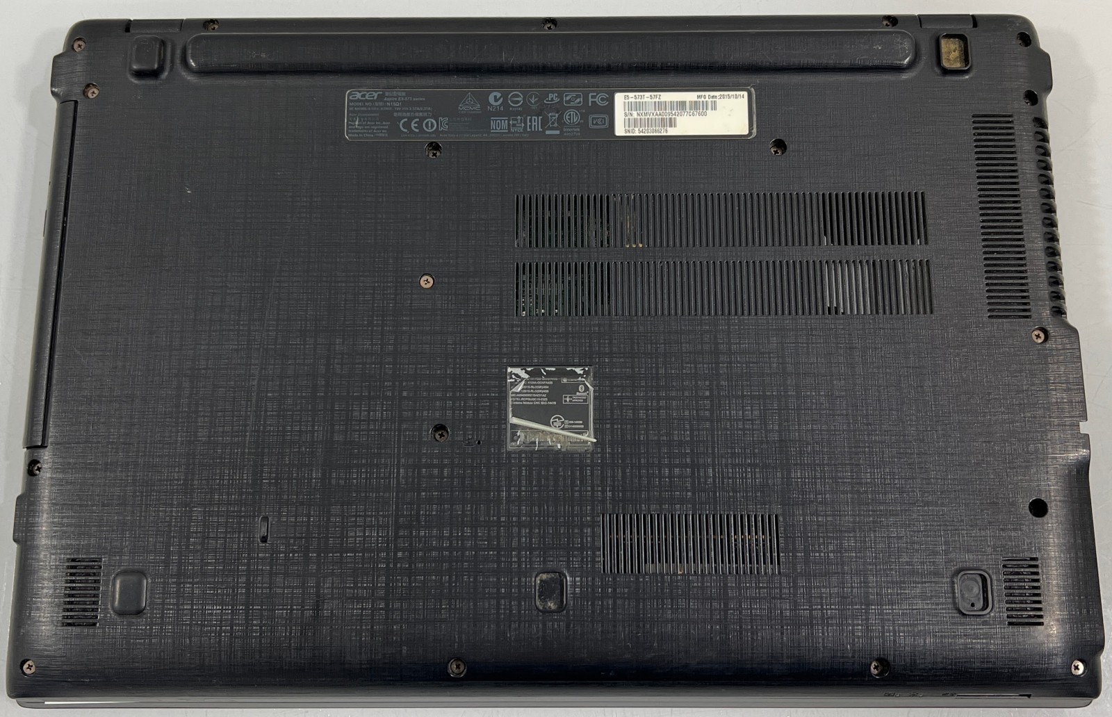 Acer Laptop Lot of 5 Chromebook 311 A114-32 715 NE56R12u E5-573T AS IS