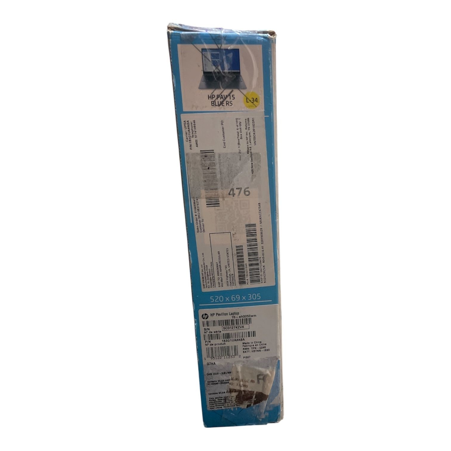 HP Pavillion 15 15-eh0050wm 15.6 inch (512 GB, AMD Ryzen 5, 2.3 GHz, 8 GB)…