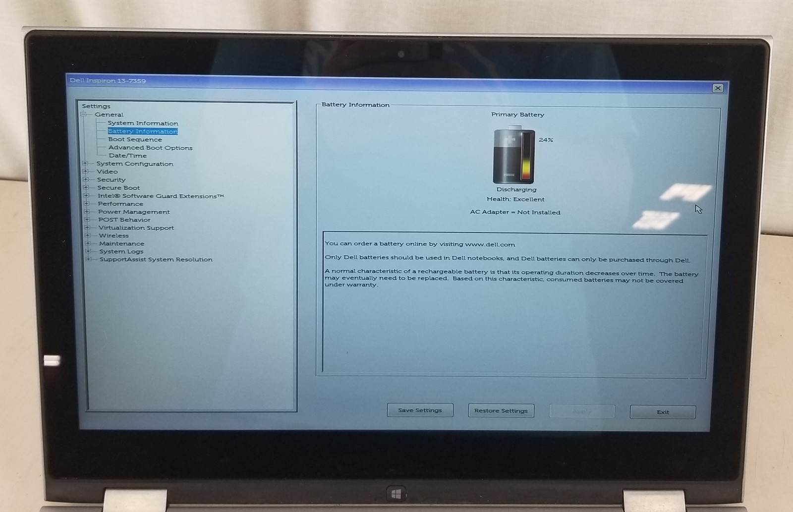 FOR PARTS Dell i7-6500U 8GB 256GB SSD NO OS/BAD KEYBOARD