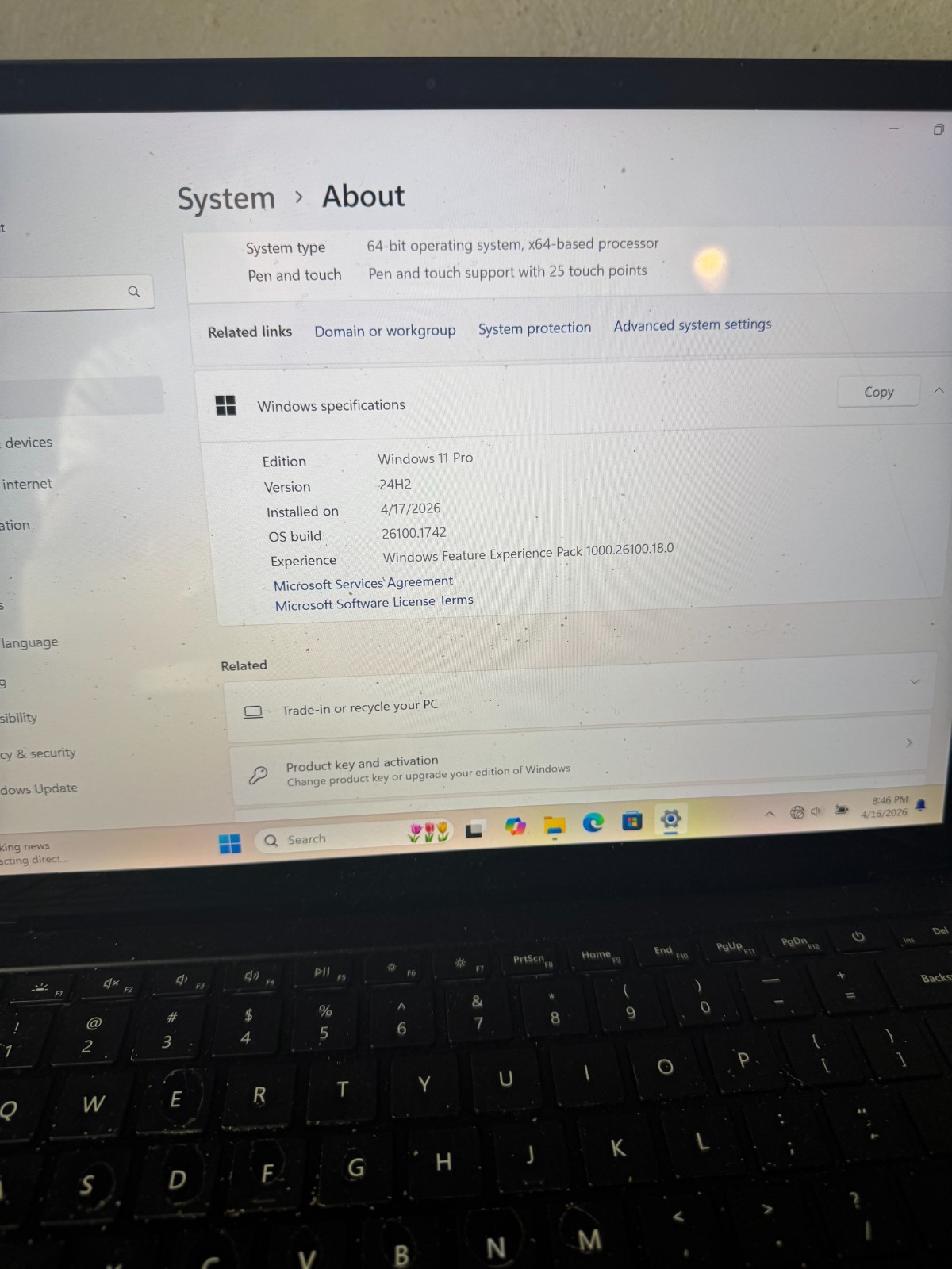 Microsoft Surface Laptop 3 1868 Core I7-1065G7 256GB SSD 16GB RAM *Read #5192