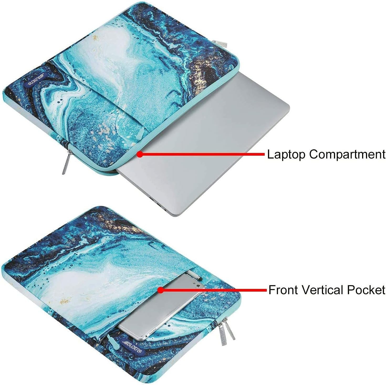 Laptop Sleeve Compatible with MacBook Air 11, 11.6-12.3 inch Polyester Vertical