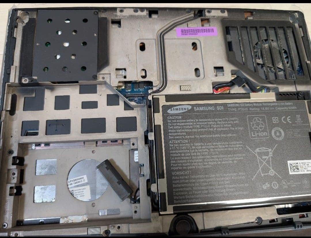 Alienware M14X Gaming Laptop Intel Core i7-2760QM 16GB NVIDIA GT 555M 3GB Junk