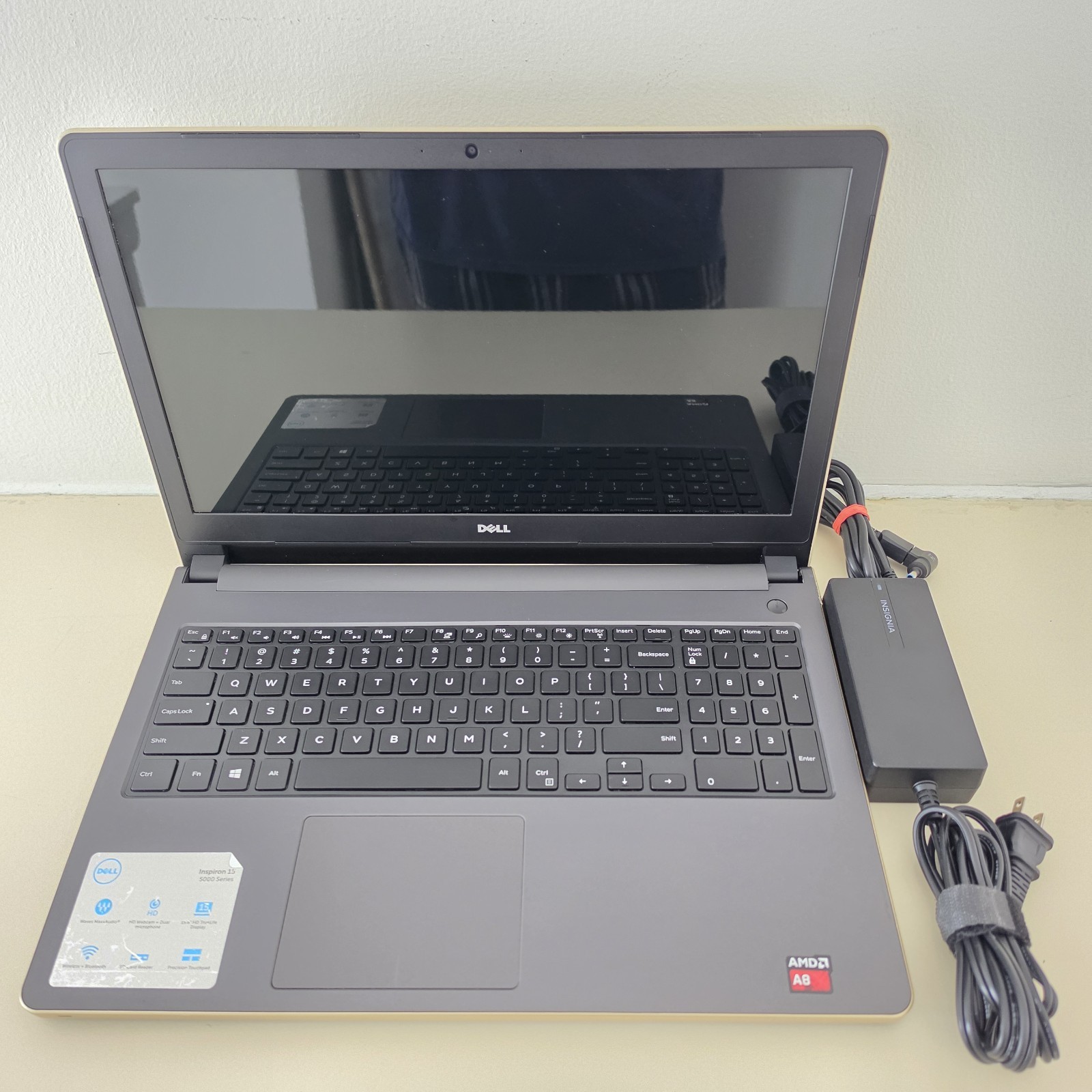15.6″ DELL Inspiron 5555 Laptop – A8-7410 – 12GB RAM – 500GB HDD – Ion Gold