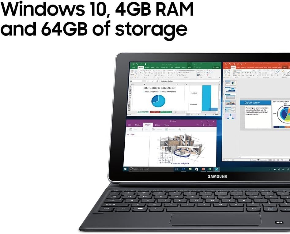 NEW Samsung Galaxy Book 10.6″ Full HD M3 4GB 64GB WIN 10 HOME Silver S-PEN