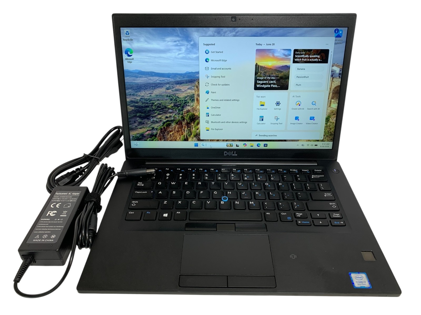 Dell Latitude 7490 Core i7-8650u 1.90GHz 256GB SSD 16GB RAM Win11 Pro Laptop