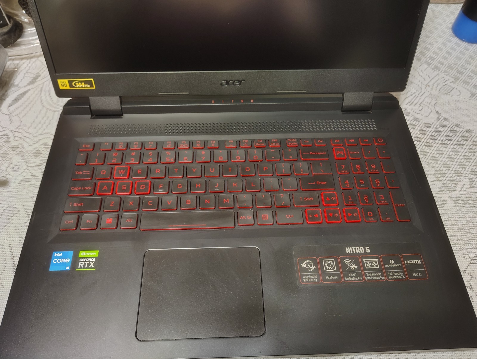 Acer – Nitro 5 17.3″ FHD 144Hz IPS 144Hz Gaming Laptop- Intel Core i5-12500H