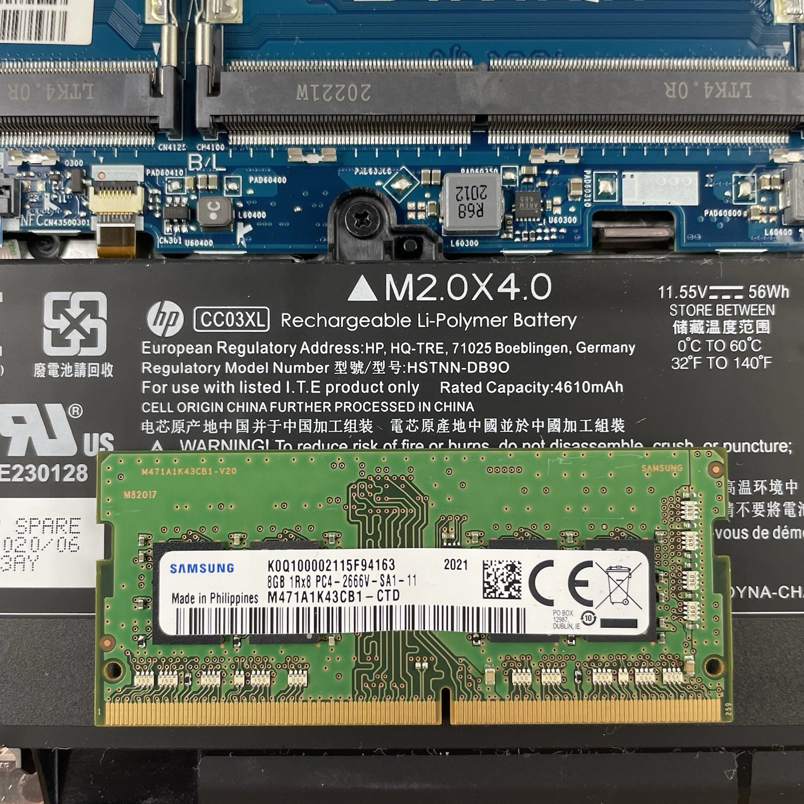 HP EliteBook 850 G7 15.6″ i5-10310U 1.70 GHz 8 GB RAM No SSD/OS/AC