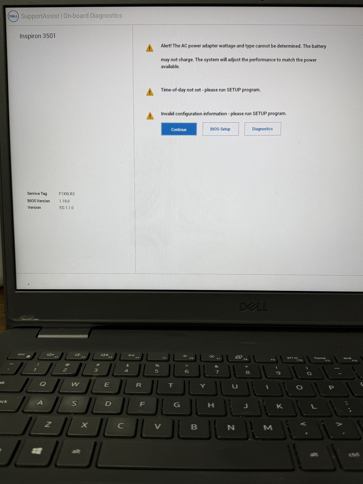 Dell Inspiron (3501) 15.6inch i5-1135G7 16GB 256GB NO OS || Read