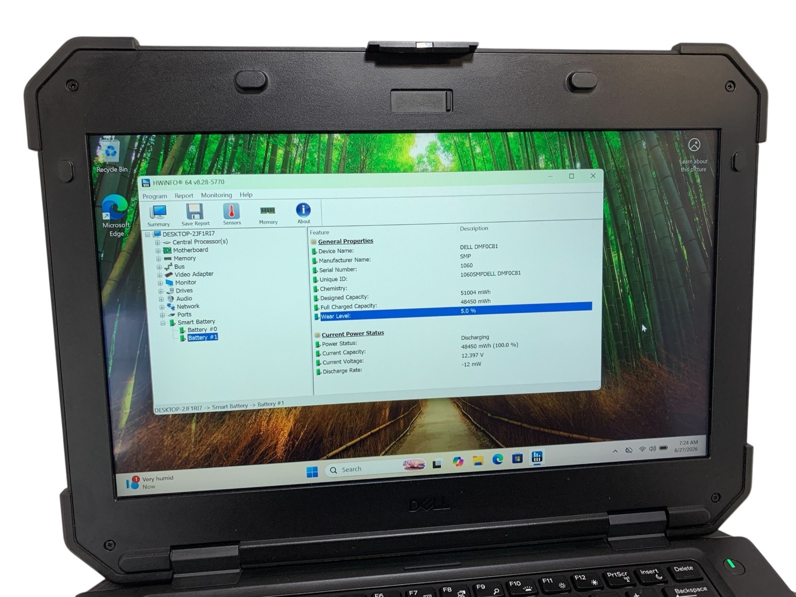 Dell Latitude 7424 Rugged Extreme – Core i5-8350U 16GB RAM 1TB NVMe Win11 Pro