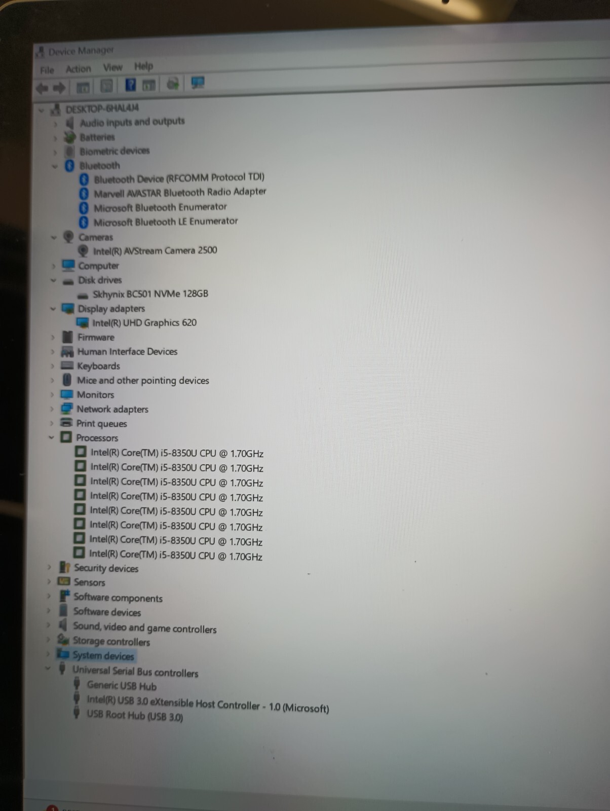 6191Surface Laptop 2 w/charger.i5 8th gen(4 cores).8GB.128GB NVMe.13.5″2K touch.