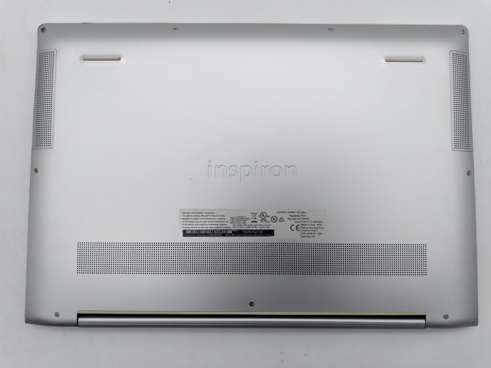 DELL INSPIRON 7573 Touchscreen| i5-10210U@1.60GHZ | 500GB HDD | 8GB RAM | Win11H