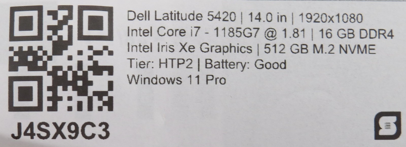 Dell Latitude 5420 i7-1185G7@3GHz 16GB DDR4 512GB m2 14″ | Win 11