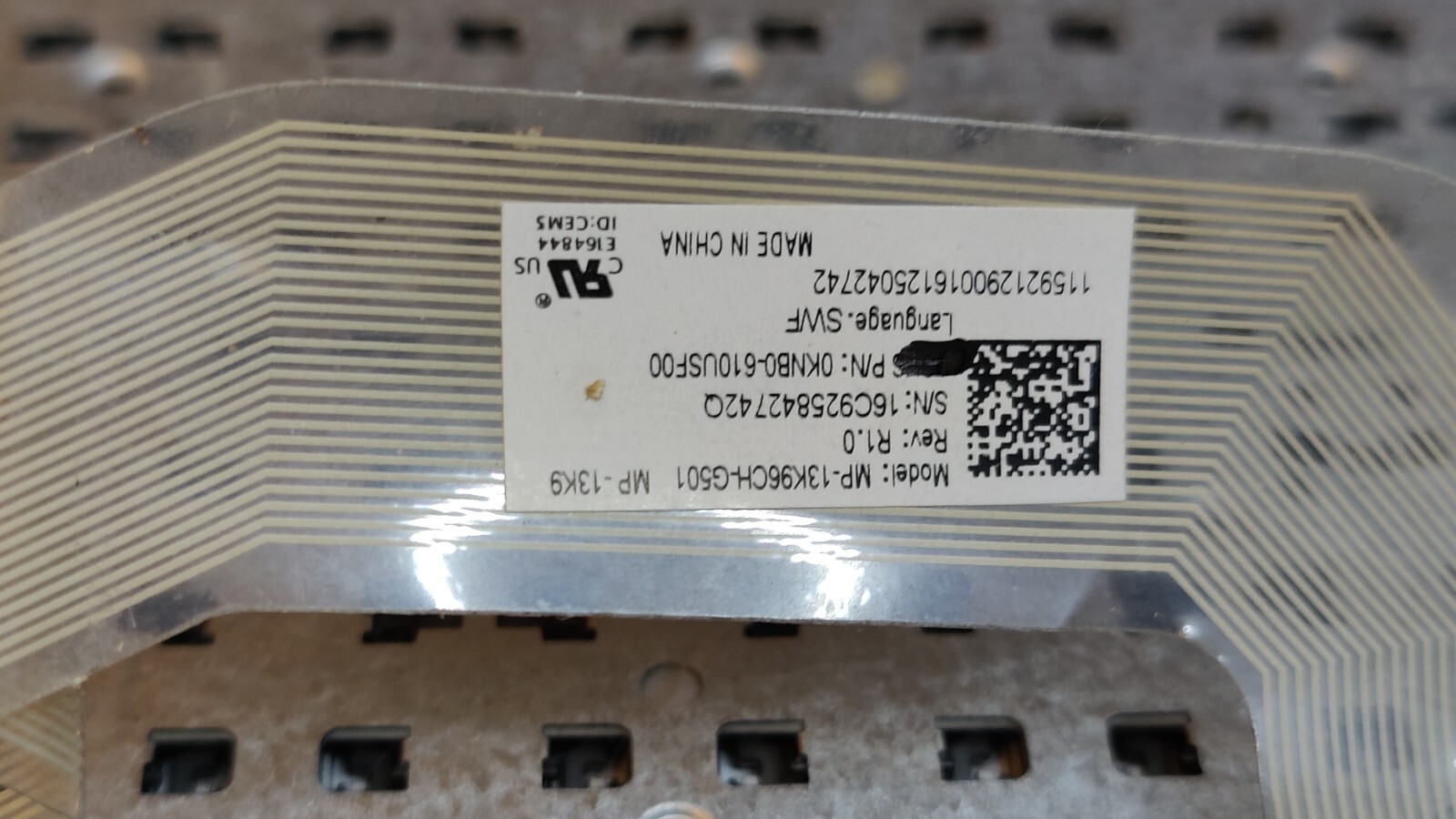 ASUS X540 R540 F540 K540 MP-13K96CH-G501 KEYBOARD 0KNB0-610USF00