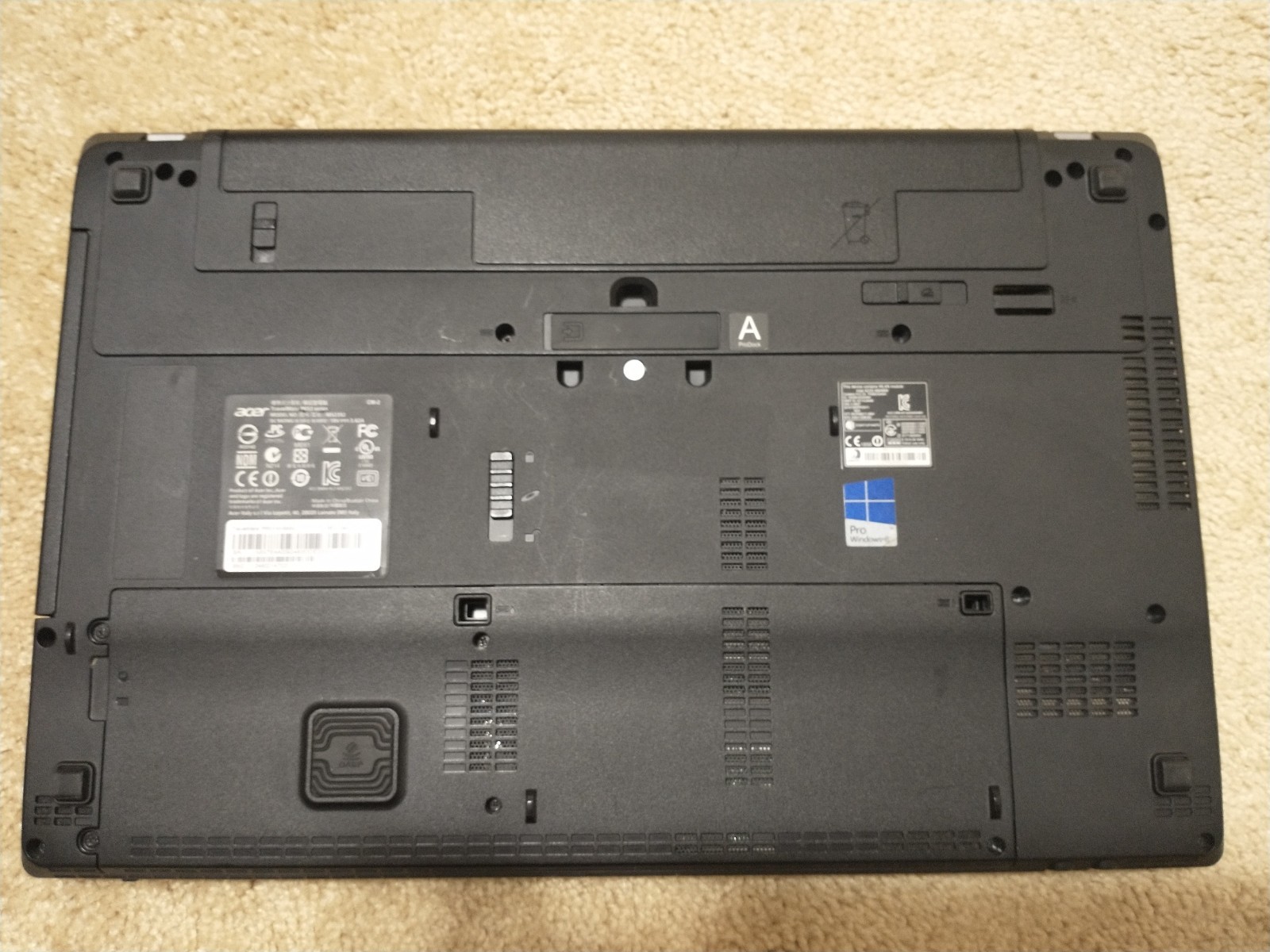 Acer Travelmate P653-M i7-3632QM @2.2GHz 8G RAM 500G HDD W10P