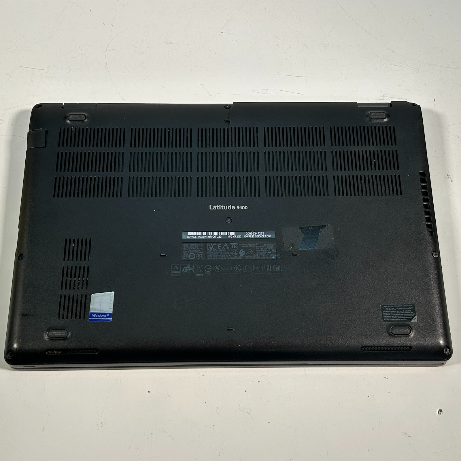 Dell Latitude 5400 Intel Core i5-8365U 1.6GHz 16GB RAM 256GB NVMe No OS READ