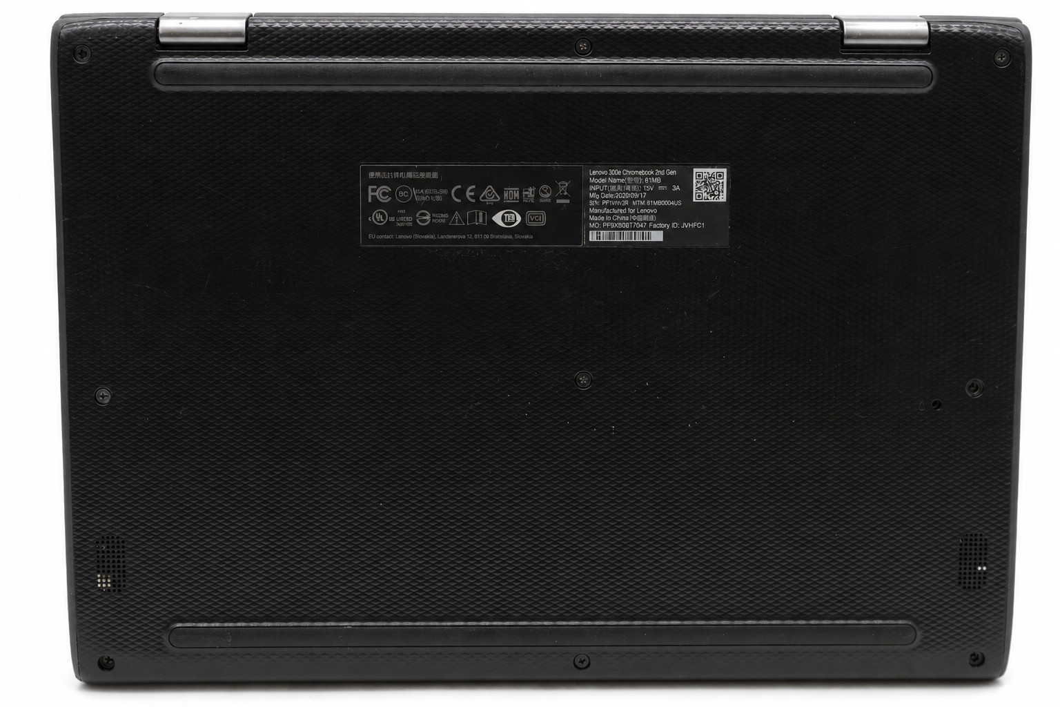 Lenovo 300e Chromebook Intel Celeron N4020 4GB 32GB eMMC 81MB0066US PC1796951