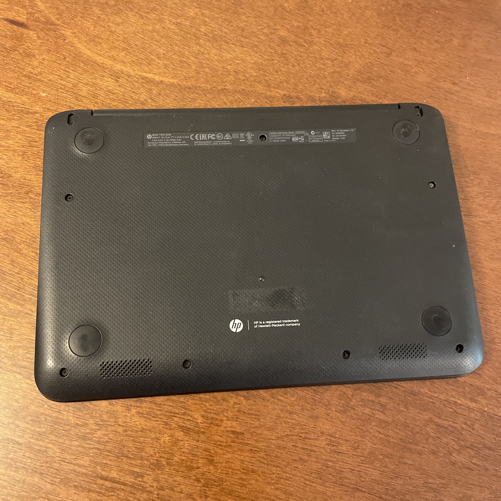 HP Chromebook 11 G3 TPN-Q151 11.6″ For Parts Works No Charger Locked Out