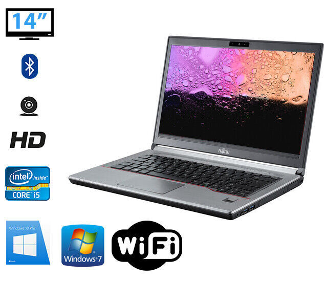 Fujitsu LifeBook e744 14 inch HD+ 1600x900px i5-4310M Max 3.4GHz DVD Windows 10