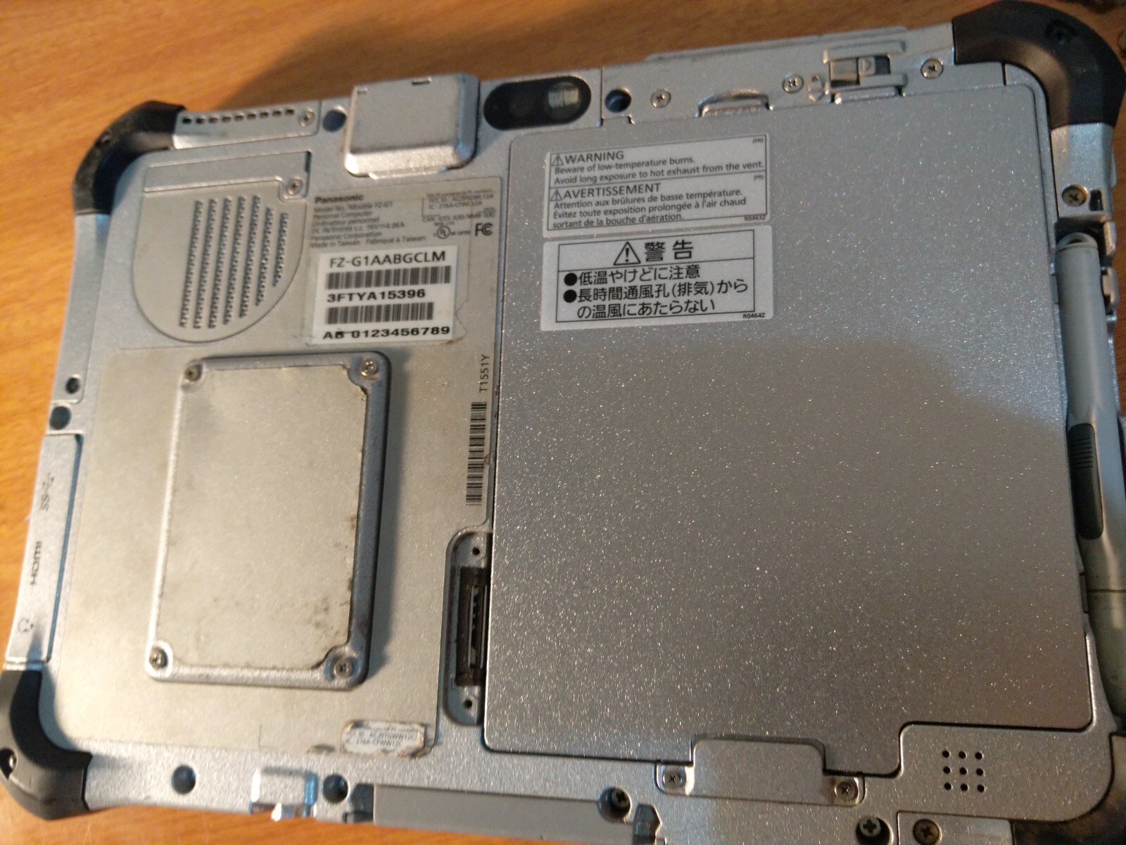 Panasonic Toughpad FZ-G1 Core i5-3437u 2.40GHz 4GB 256GB Touch Screen