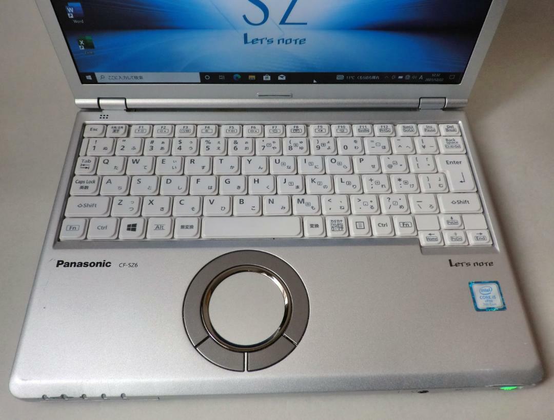 Panasonic Let’s Note CF-SZ6 CF-SZ6RDYVS Windows10 Core i5 7300U 8GB SSD 256GB