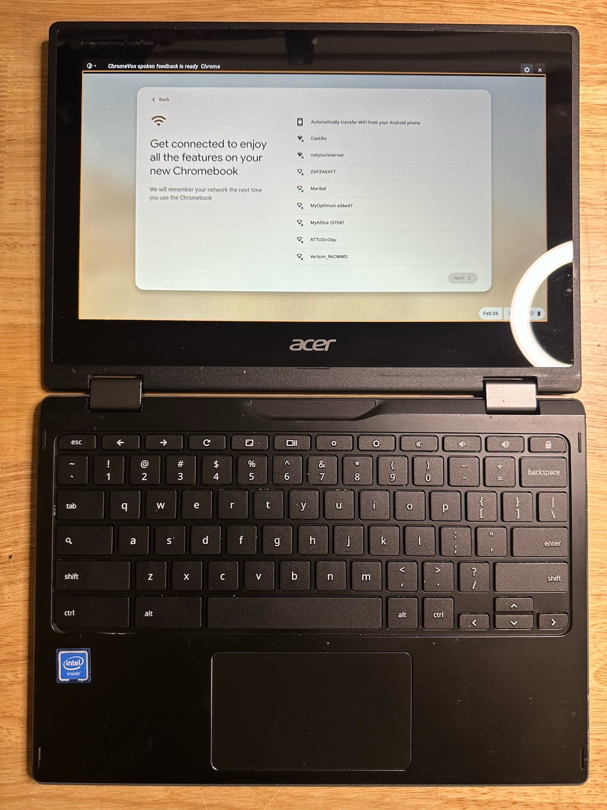 Acer Chromebook R752T 11.6″ Black Intel Celeron 4GB 32GB Chrome OS