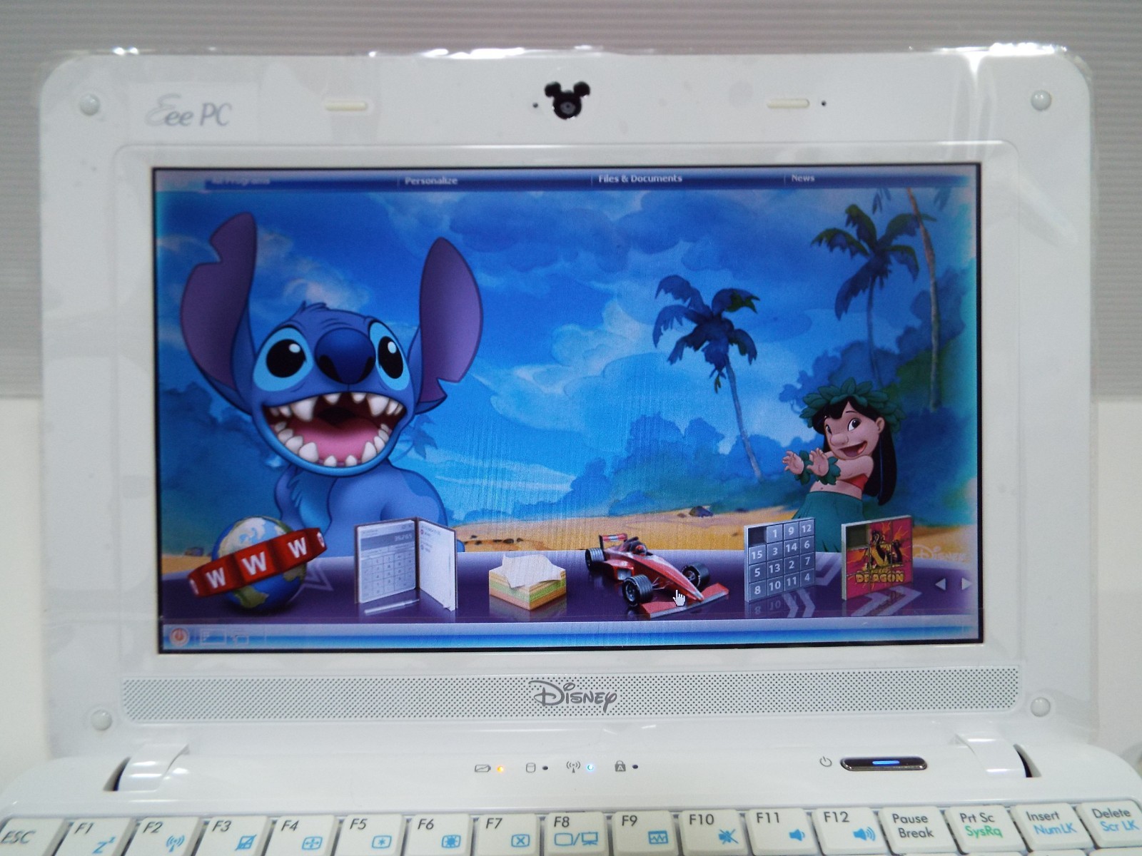ASUS 8.9″ Disney notebook laptop computer Eee PC MK90H in Princess Pink with box