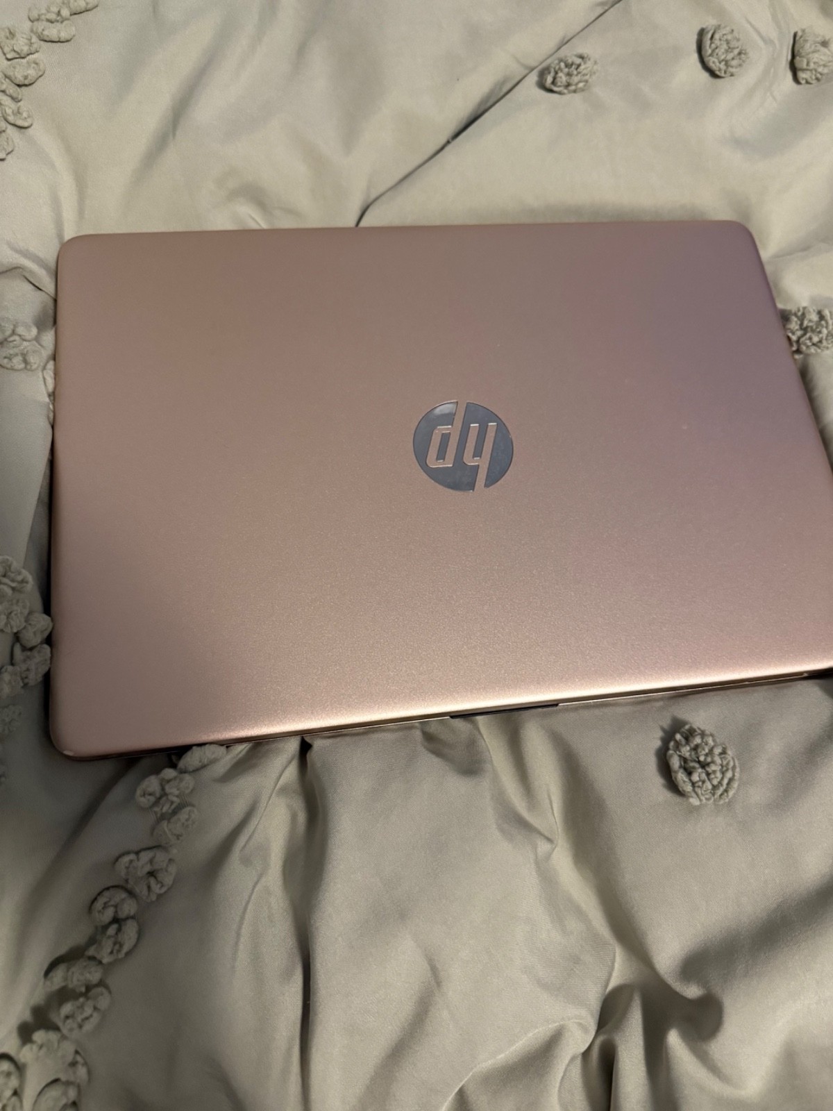 HP laptop rose pink. Bought in November. Practically brand new. Hardly used