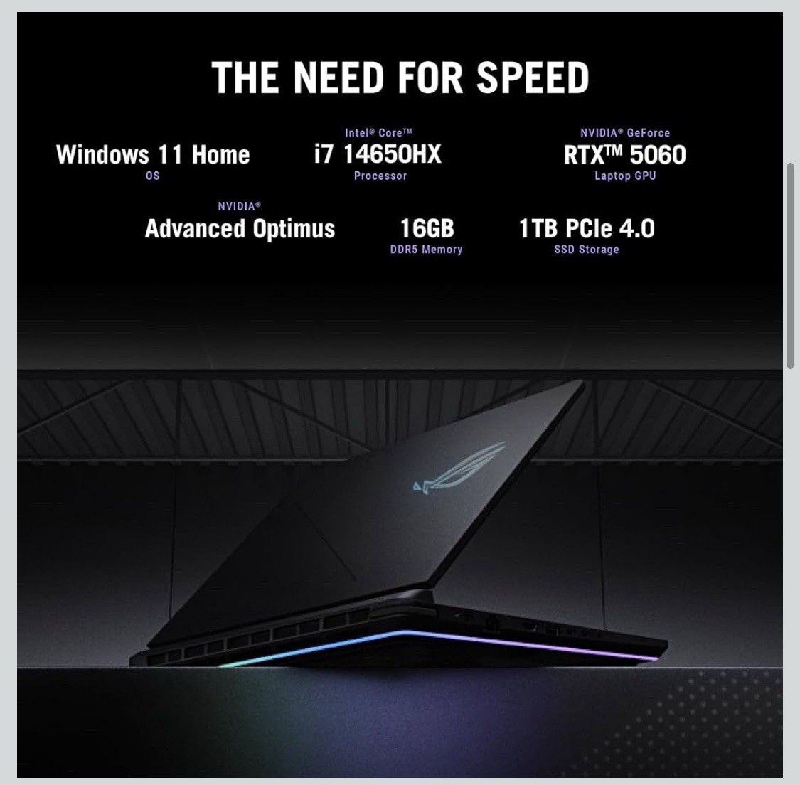 NEW ASUS ROG Strix G16 (2025) Gaming Laptop, 16”