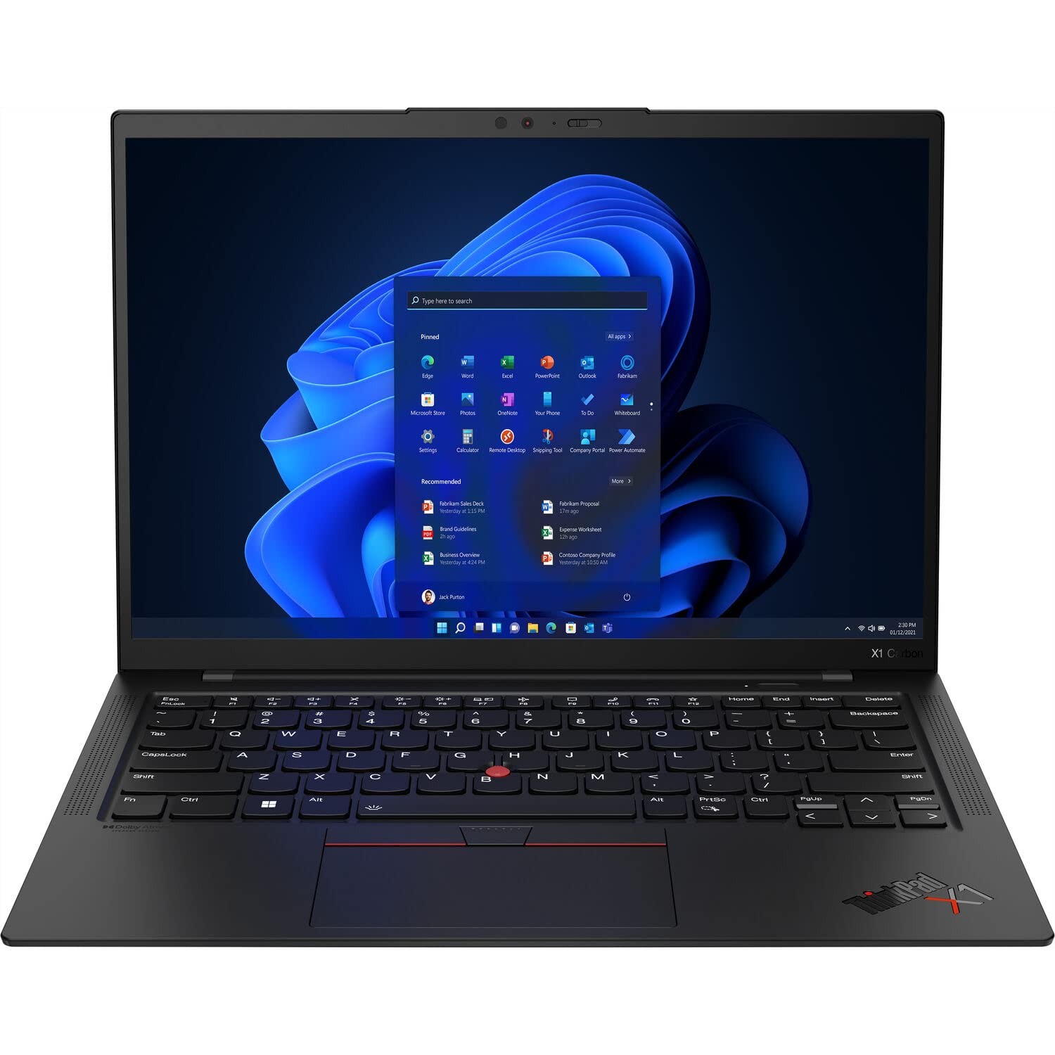Lenovo ThinkPad X1 G1 13.3″ Intel Core i5 10th Gen 16GB 256GB Fair