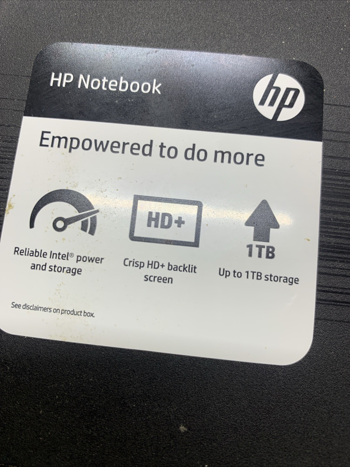 HP Notebook 17-x116dx 17.3in Intel i5-7200U 8GB RAM 1TB HDD DVD RW Win10 READ