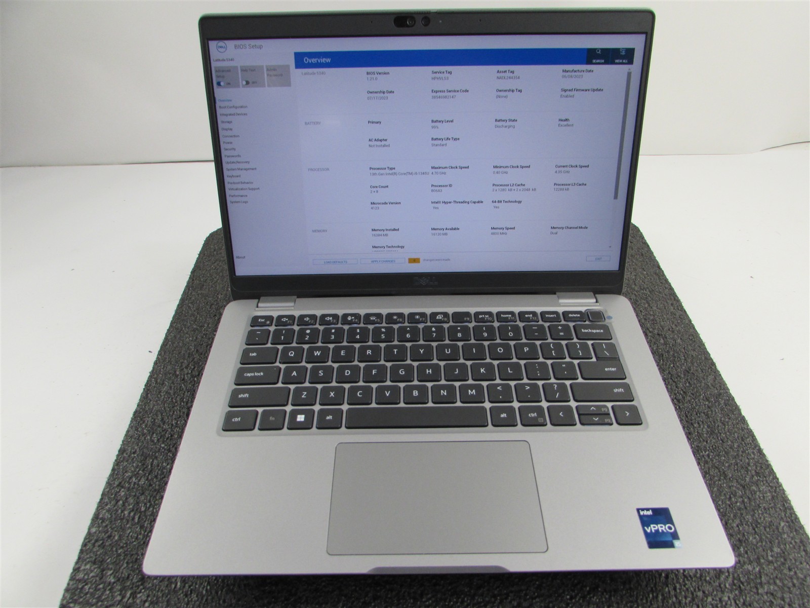 DELL LATITUDE 5340 1920X1080 FHD CORE I5-1345U 512GB SSD 16GB RAM NO O.S