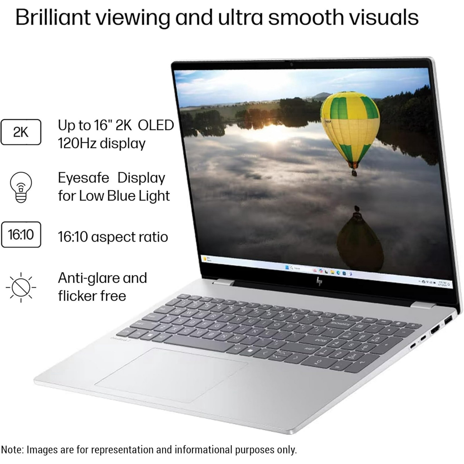 HP Omnibook 7: Core 9 270H, 16″ 2K OLED 120Hz Touchscreen, 32GB RAM, 1TB SSD