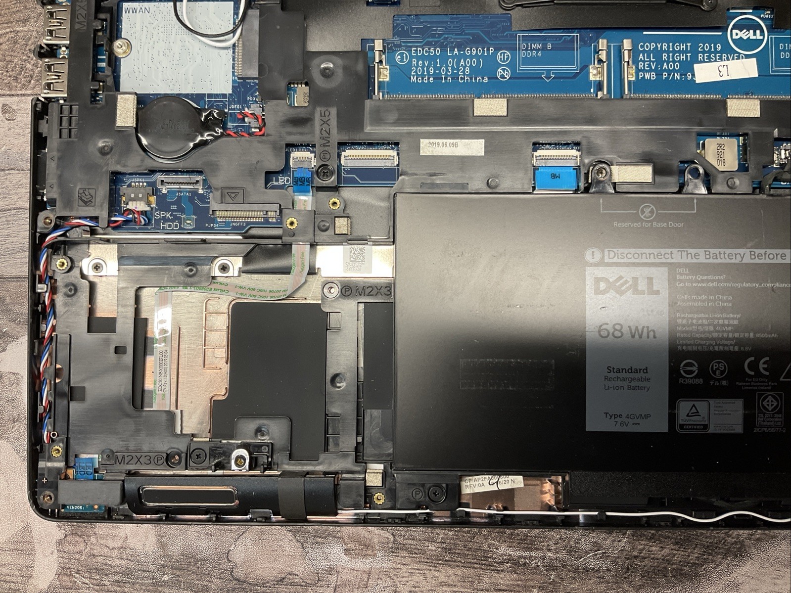 Dell Latitude 5500 / Intel Core i5 8th Gen / BIOS Unlocked / Parts Repair / J6