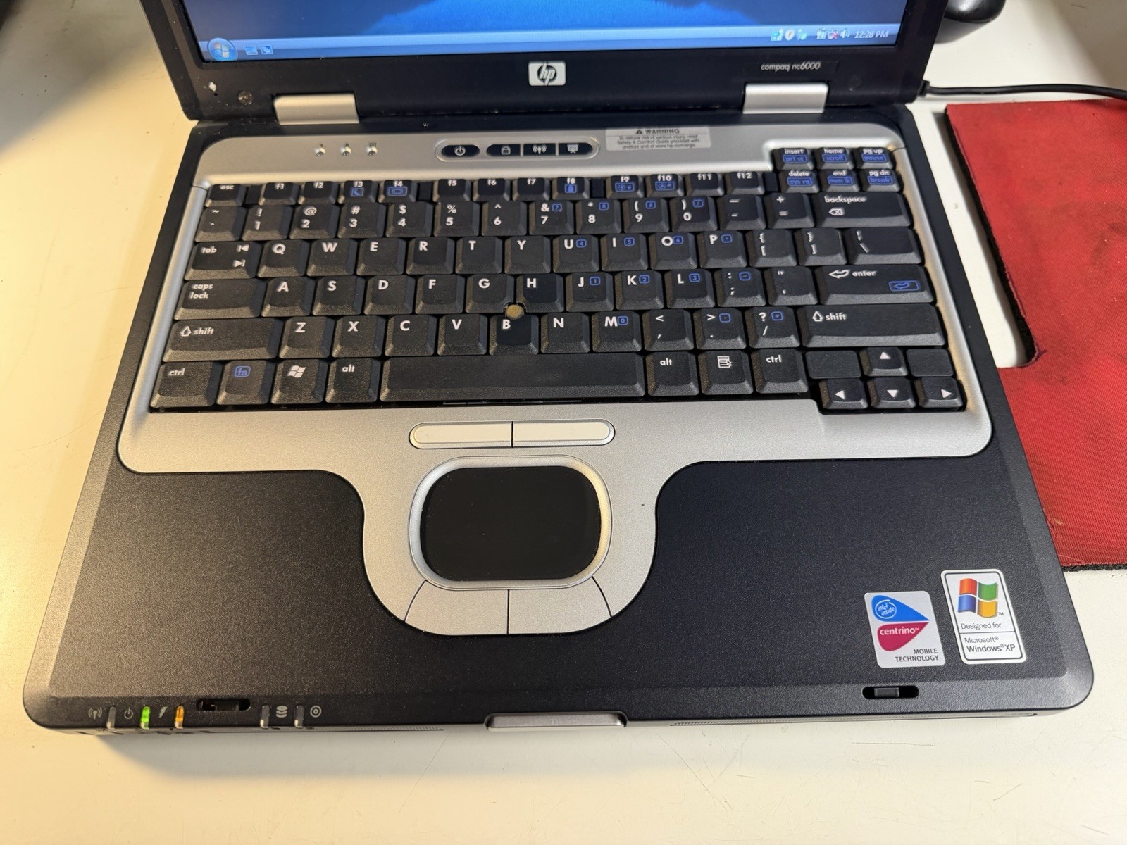 Vintage HP Compaq NC 6000 Business Laptop WinVista Buss #003