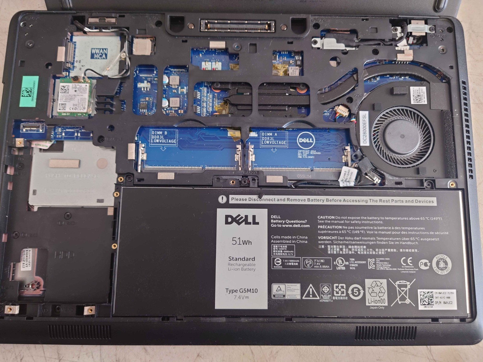 Dell Latitude E5450 ( Intel Core I7 5th Gen ) – FOR PARTS AS IS