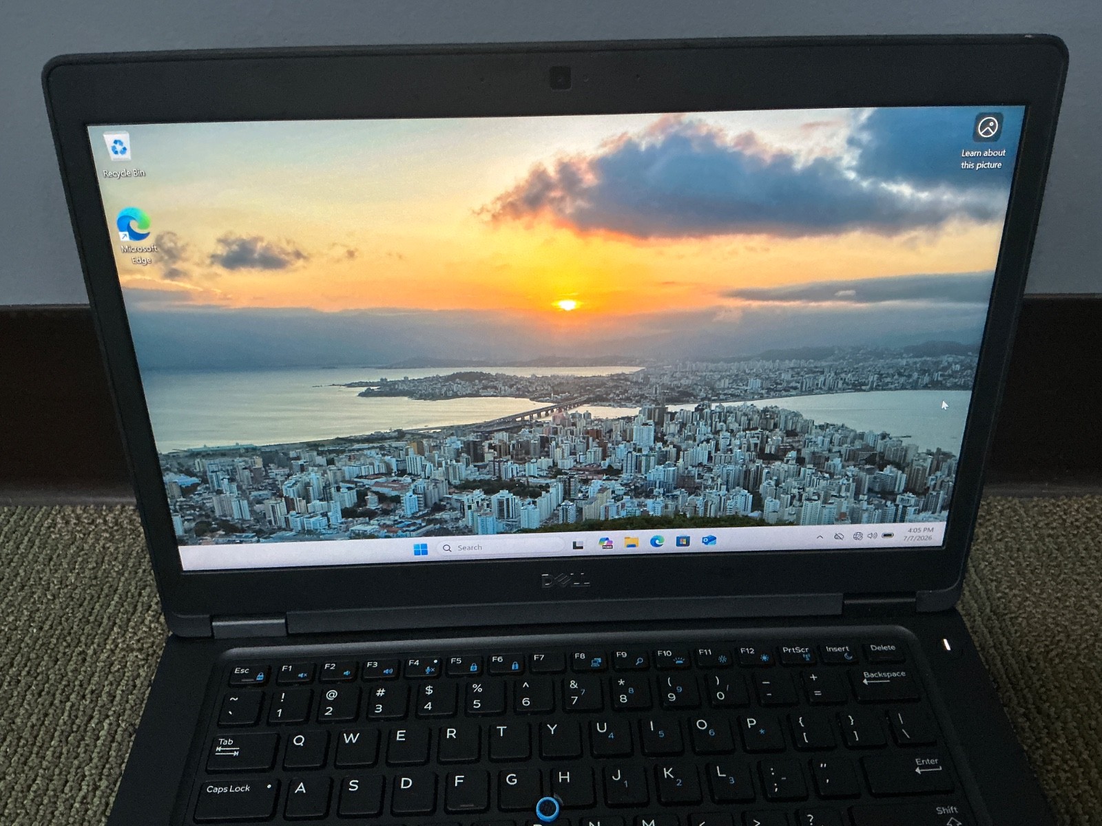 Dell Latitude 5491 14″ FHD I7-8850H 500GB SSD 16GB W11P Webcam Backlit