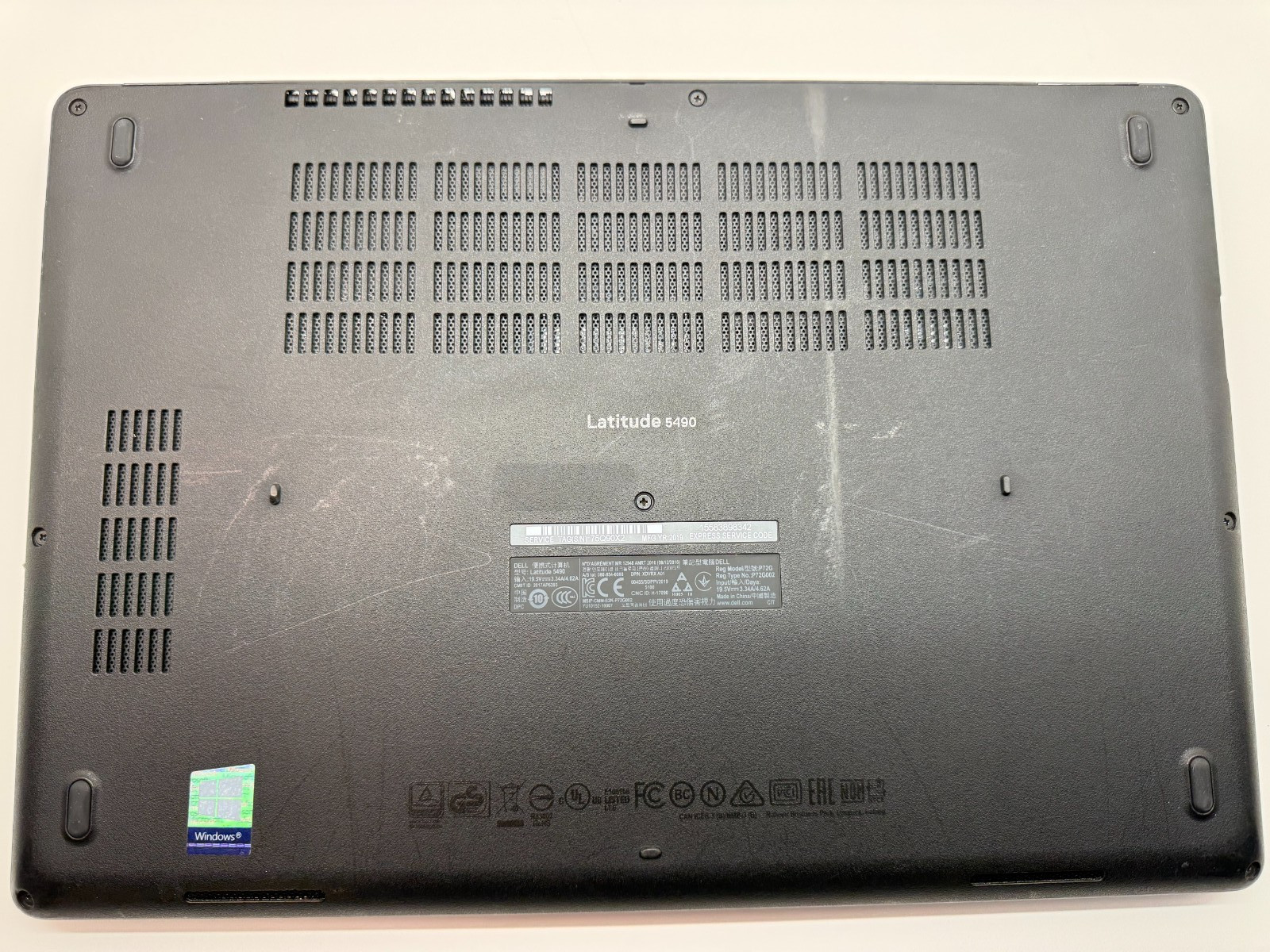 Dell Latitude 5490 14 FHD i5-8350U 8th Gen 8GB 256GB M.2 Win 11 Pro +Charger