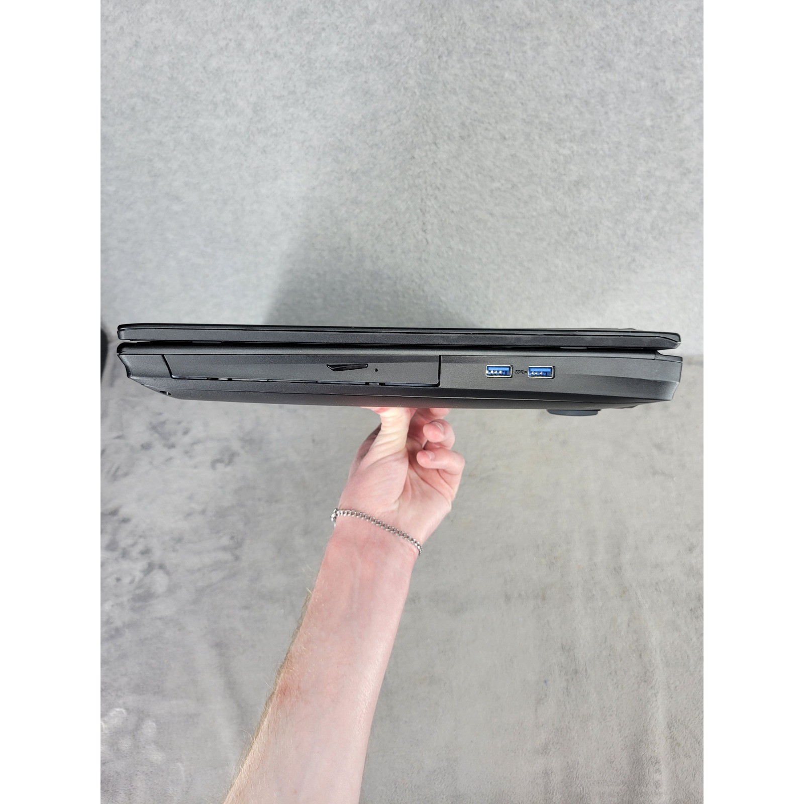 CyberPowerPC Gaming Laptop Black Password Locked No Cords For Parts or Repair