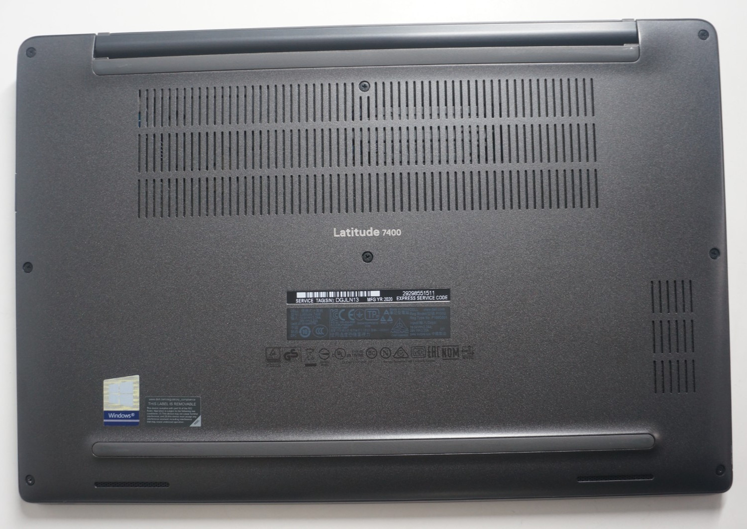 Dell Latitude 7400 – intel Core i7-8665U @1.90GHZ 8GB RAM – No HD/No OS