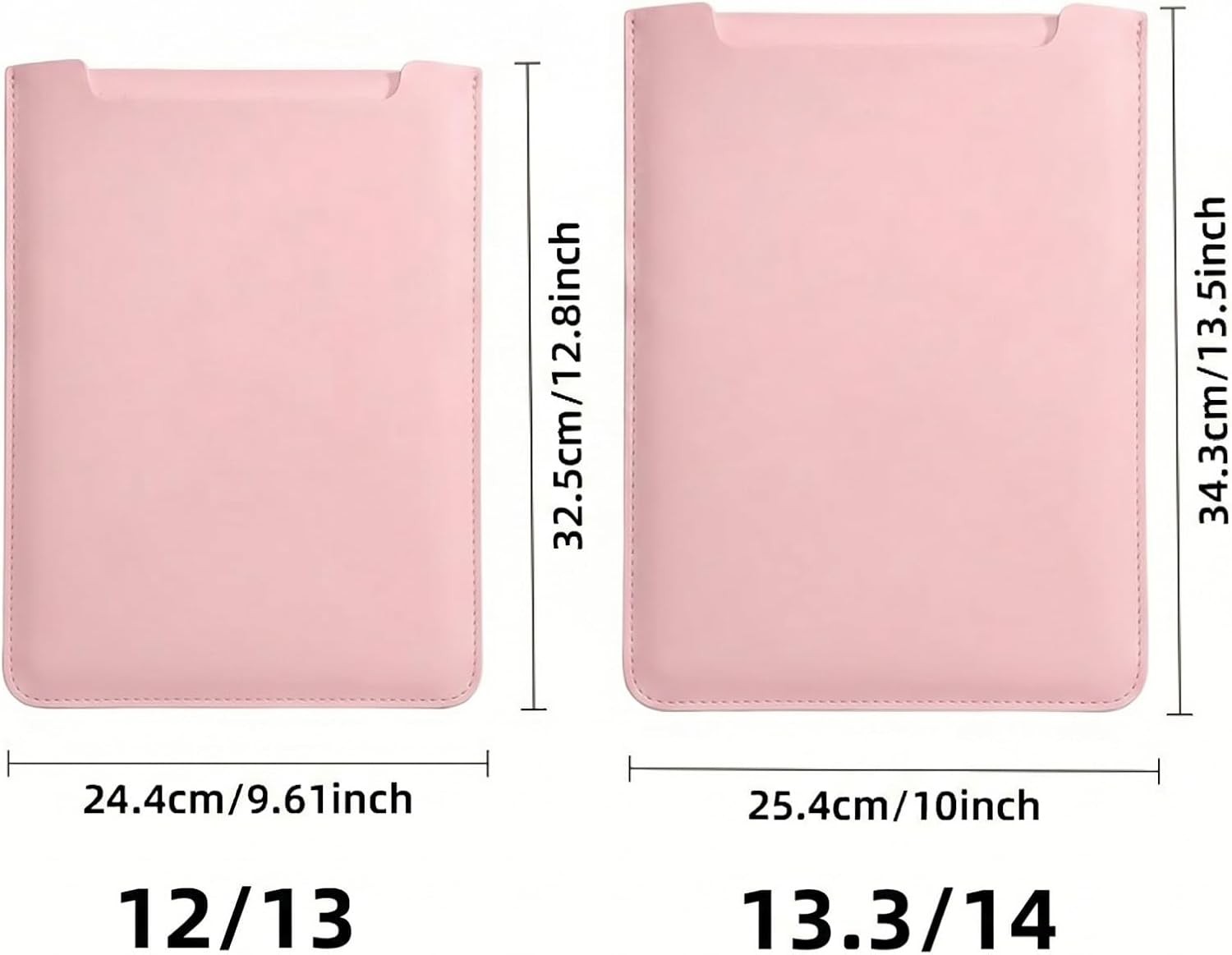 MacBook Air 14 inch Sleeve, PU Leather Laptop Sleeve Case for MacBook Air M5 M4