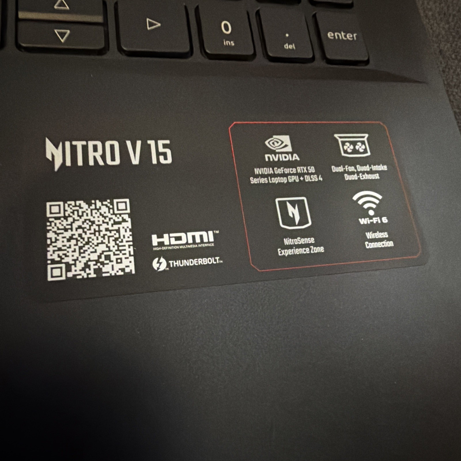 Acer Nitro V 15 15.6″ i5-13420H 13th Gen 16GB 512GB RTX 5050 Win11