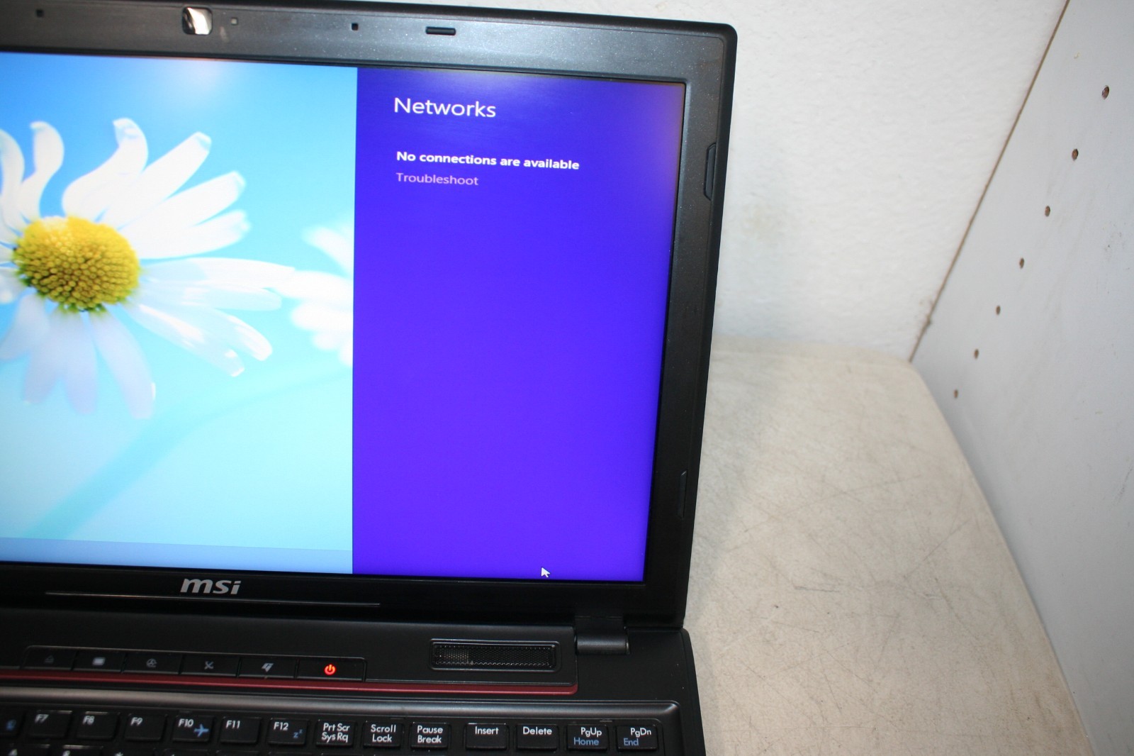 MSI MS-16GH Gaming Laptop i7-4710HQ 2.5GHz. 8GB Ram 512GB SSD HDD Win 8 AS IS