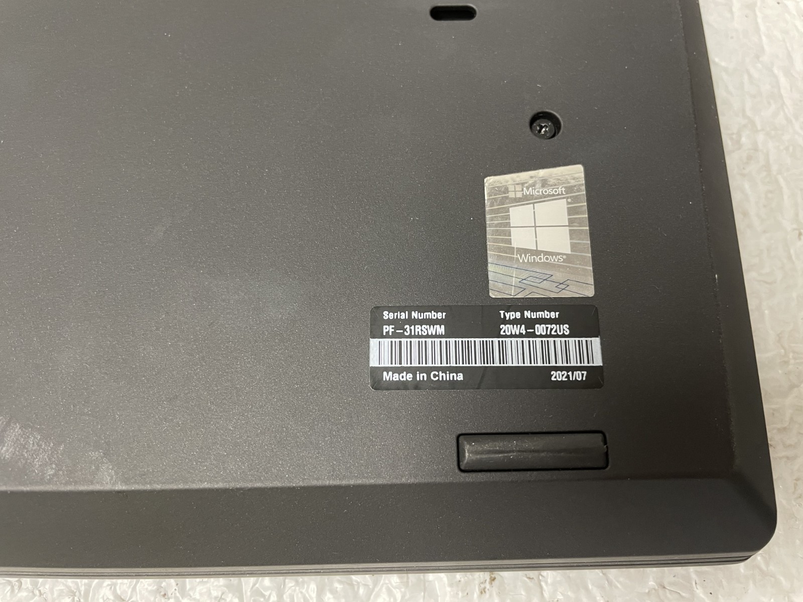 Lenovo ThinkPad T15 Gen 2 Intel i5-1135G7 @2.40GHz 16GB RAM NO SSD For Parts