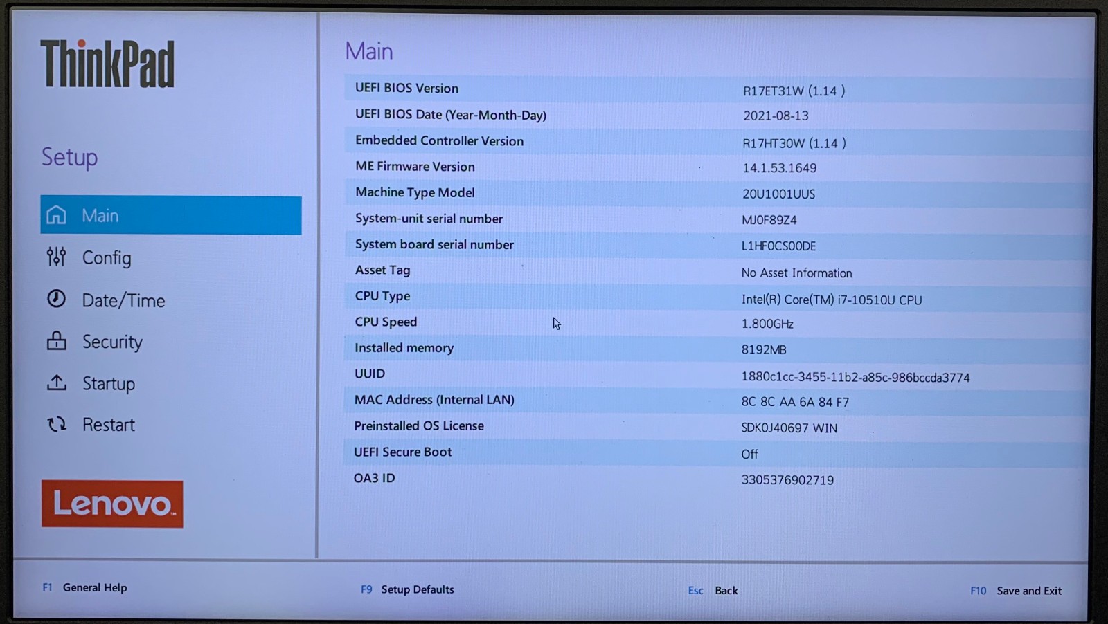 Lenovo ThinkPad L14 Gen 1 14″ Laptop i7-10510U, No RAM/Storage, Remote Managed