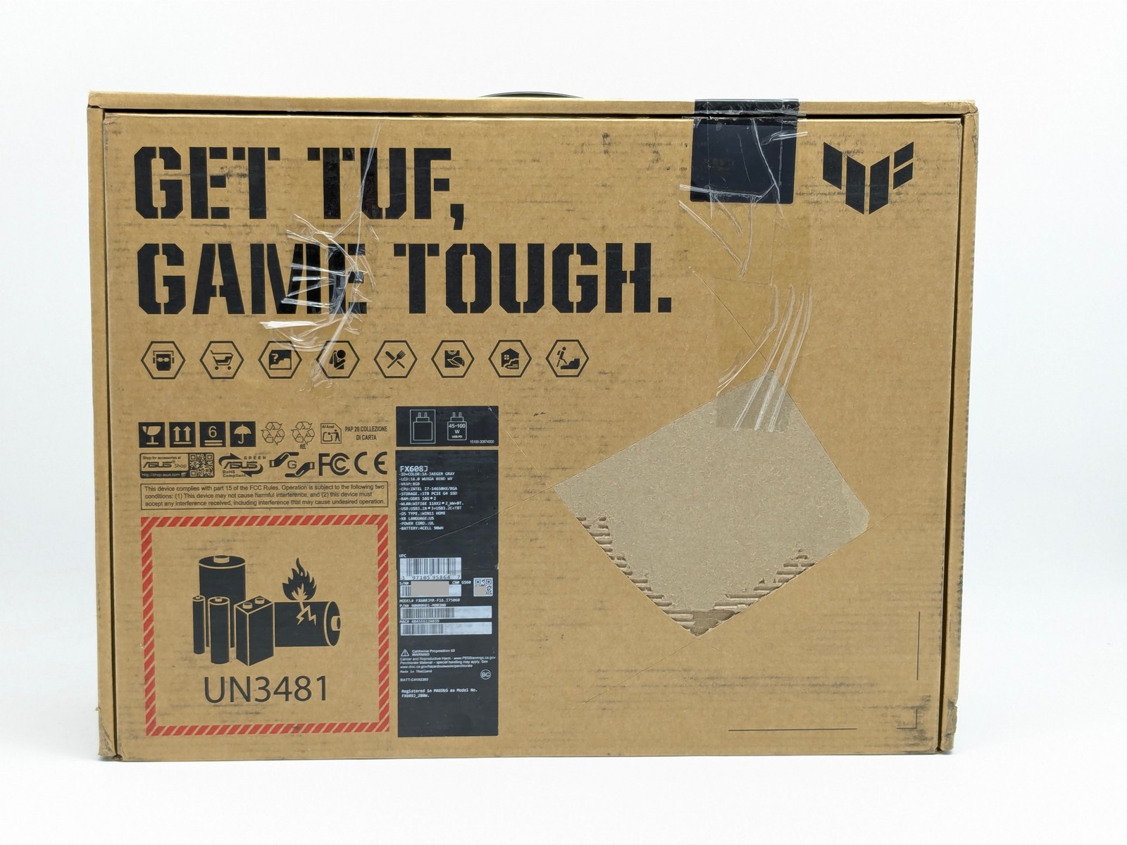 ASUS Tuf Gaming Notebook FX608 16″ i7-14650HX 32GB 1TB SSD GeForce RTX 5060 W11H