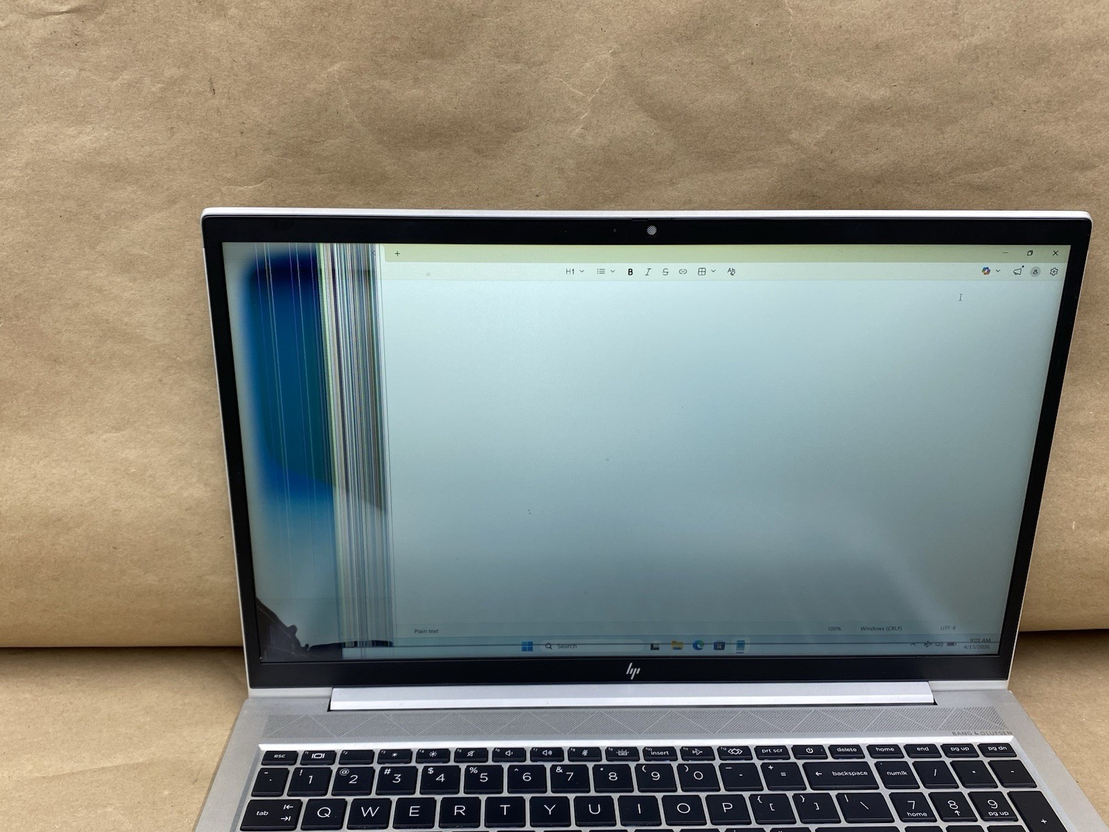 HP 850 G8 – 15.5″ FHD – i5-1135G7 – 4GB – 128GB SSD – Win 11 Pro – READ