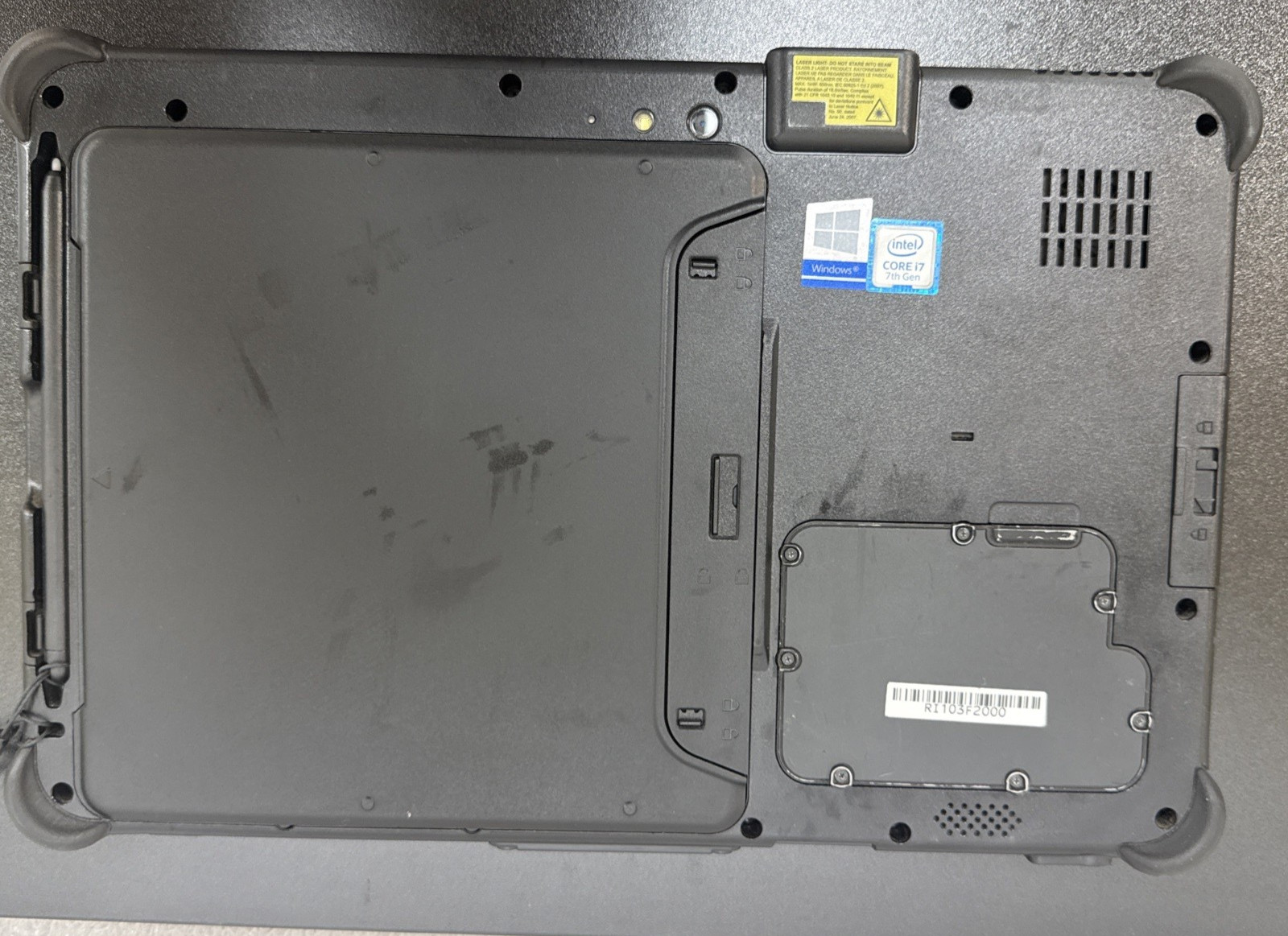 GETAC F110-G4 Rugged Tablet core I7-CPU 8GB-RAM NOSSD