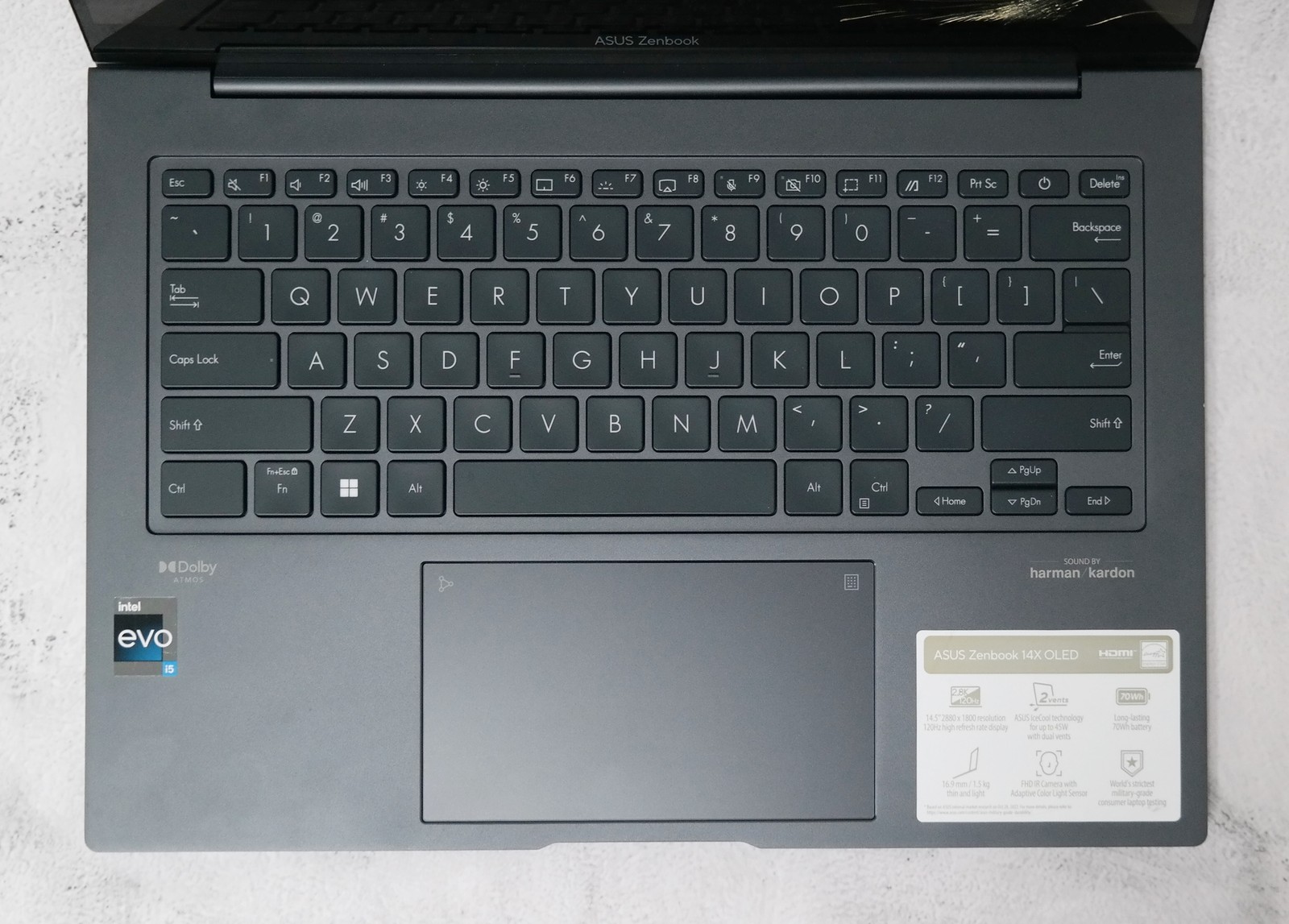 ASUS Zenbook 14X 14″ i5-13500H 8GB RAM DAMAGED